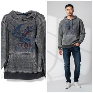 Star Wars Men’s Gray Fade Hoodie Sweatshirt Kangaroo Pocket size S/M